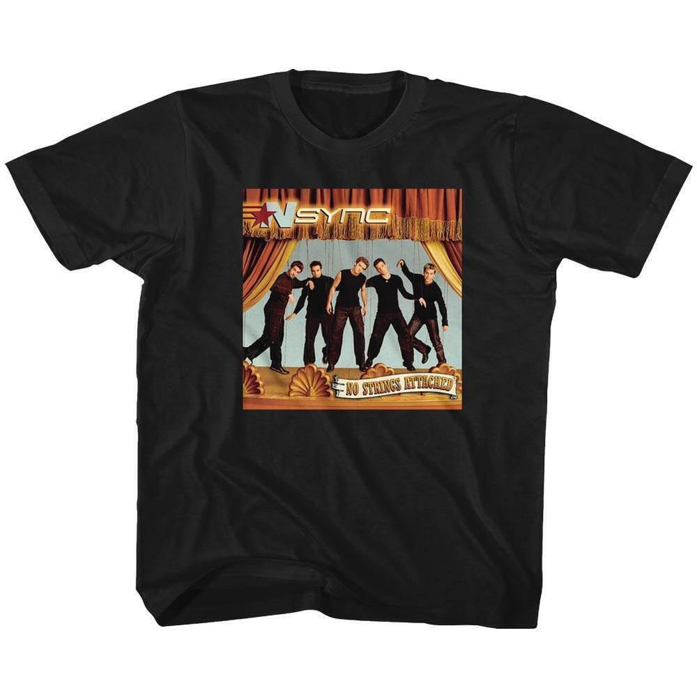 Nsync No Strings Attached Black Youth T Shirt